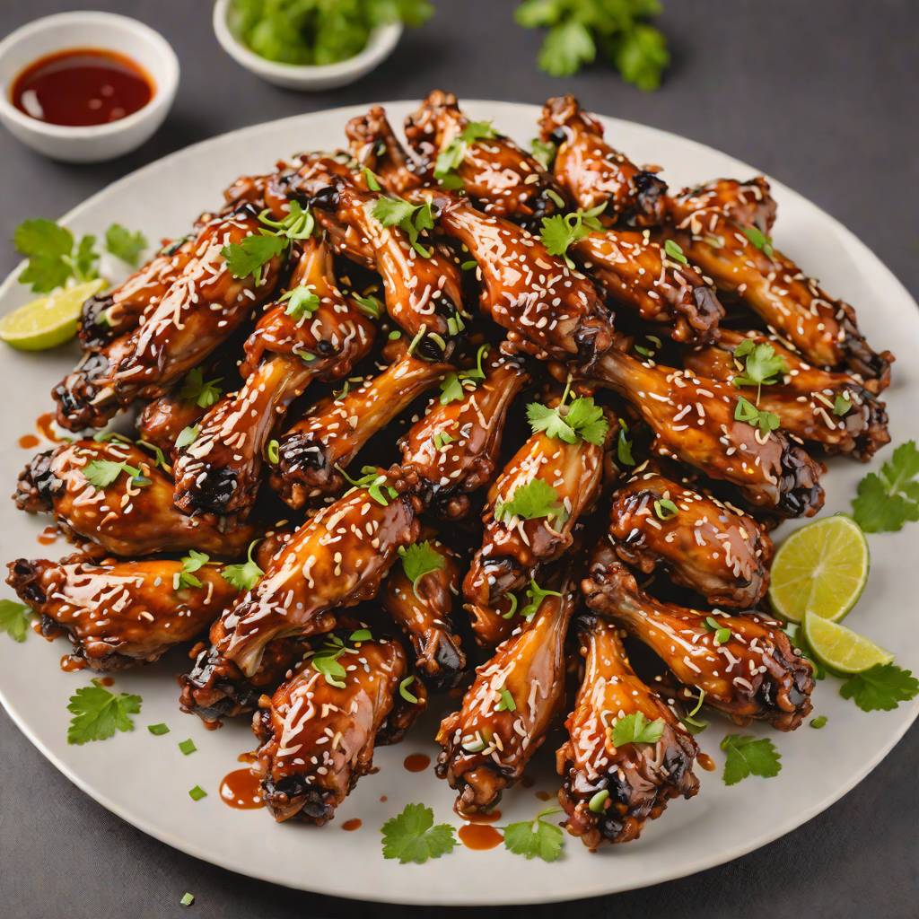 Half-Baked Asian-Style Sticky Chicken Wings