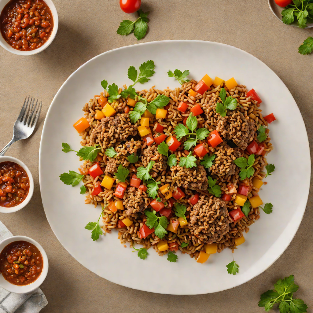 Slow-Cooked Beef and Veggie Mince with Tomato Relish