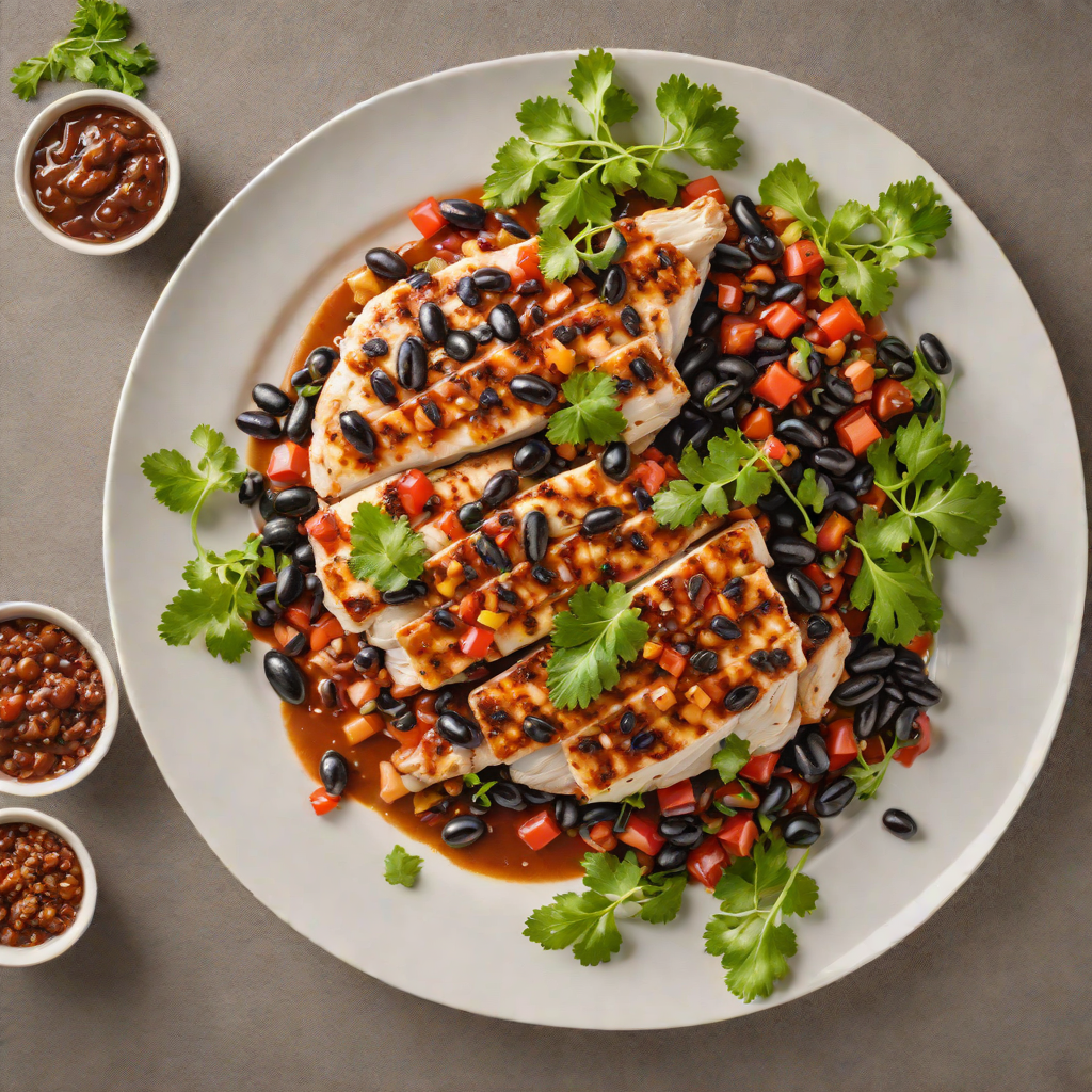 Pan-Seared Pollo with Smoky Salsa and Black Beans
