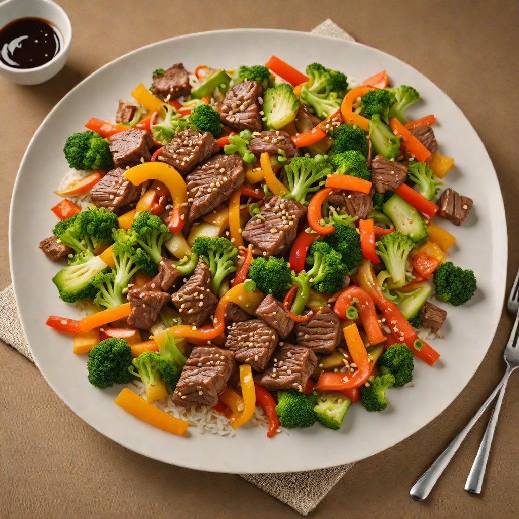 Wacoal® Inspired Asian Fusion Stir-Fried Beef and Vegetables