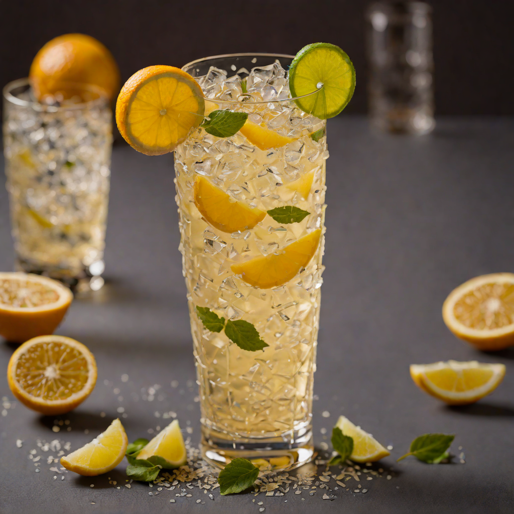 Citrus-Ginger Sparkler with Cardamom