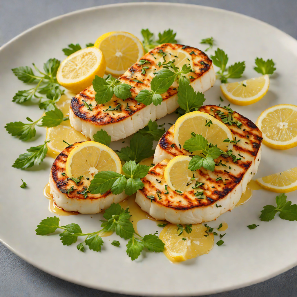 Pan-Seared Halloumi with Lemon and Oregano