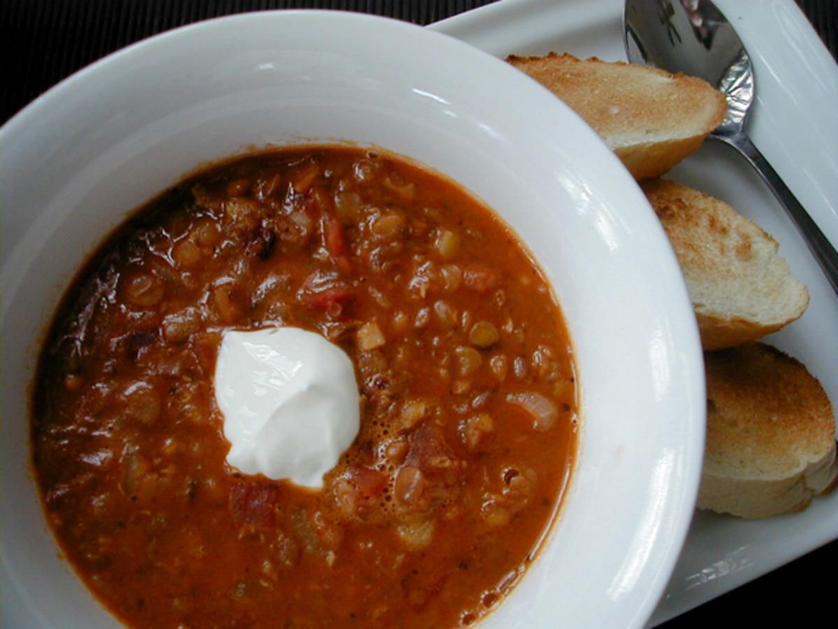 Pantry-Powered Lentil & Tomato Soup