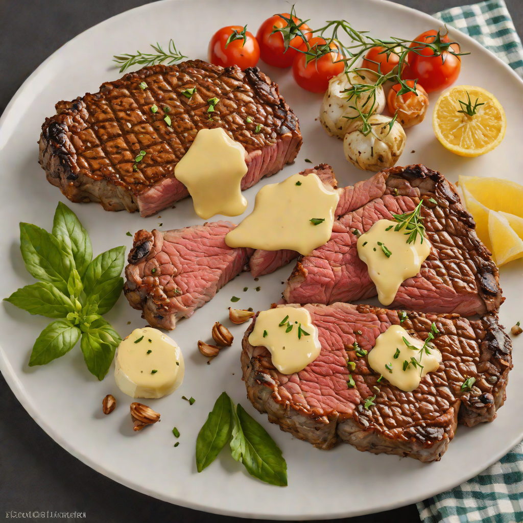 Steakhouse-Style Grilled Ribeye with Garlic Butter