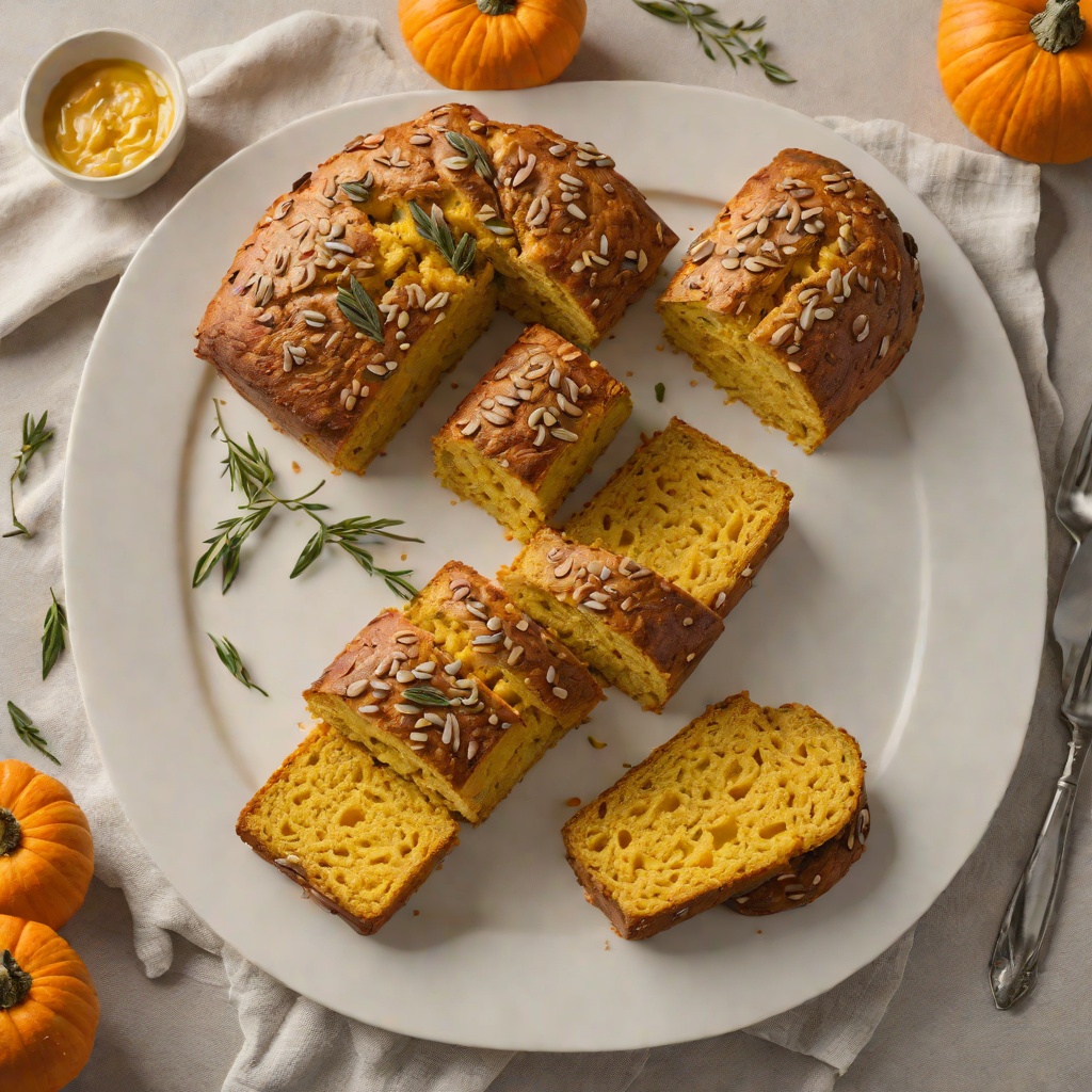 Baked Pumpkin and Wattleseed Damper Bread