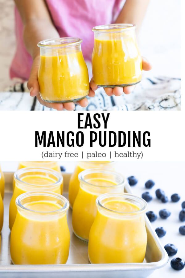 Five-Ingredient Coconut Mango Pudding