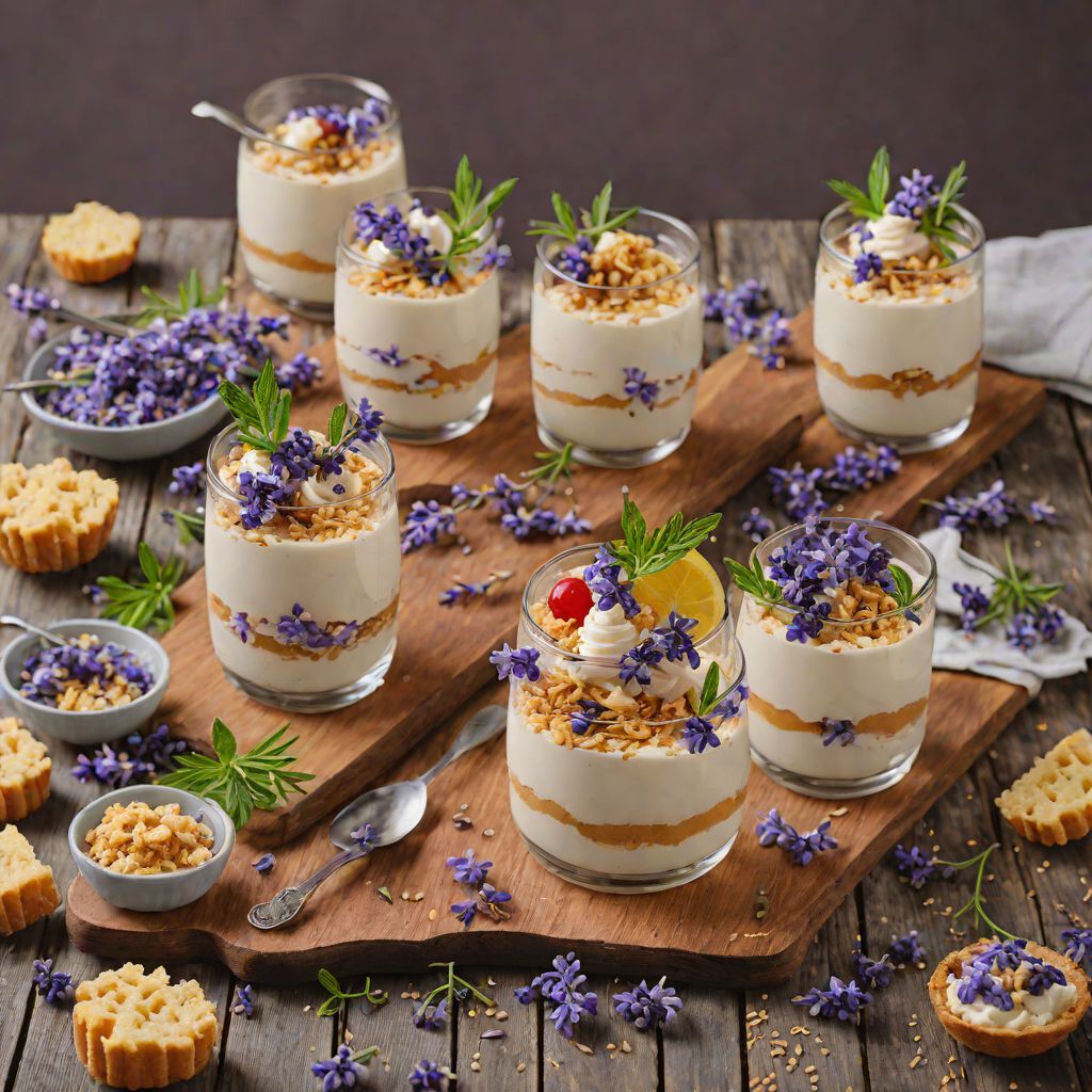 Whipped Honey-Lavender Cheesecake Parfaits