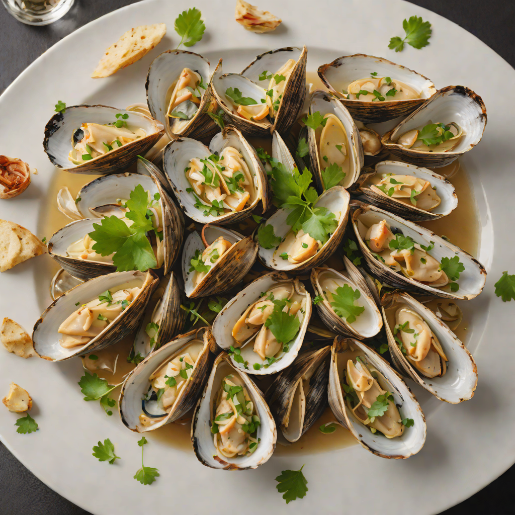 Sake-Steamed Clams with Garlic and White Wine