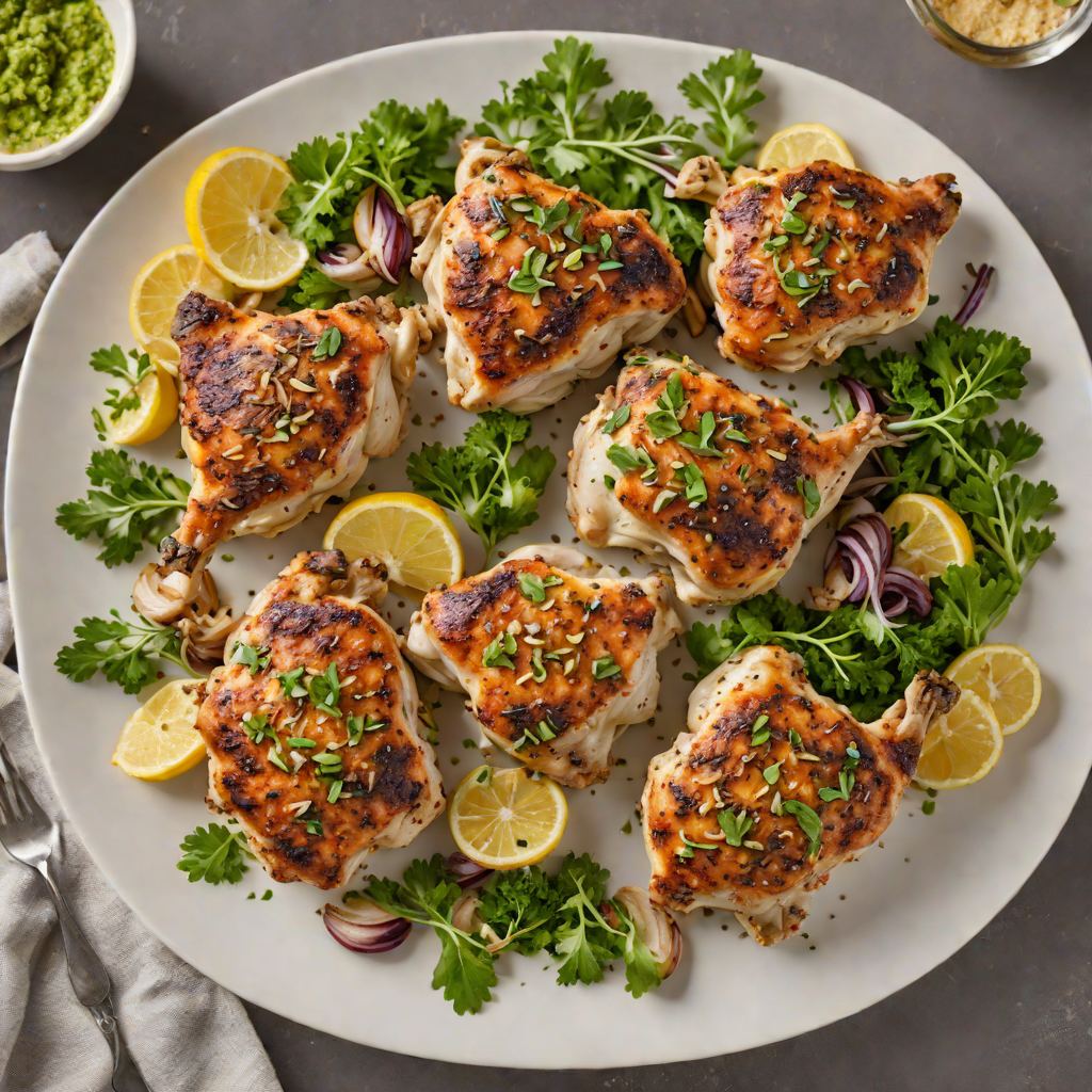 Roasted Garlic and Herb-Crusted Whole30 Chicken Thighs
