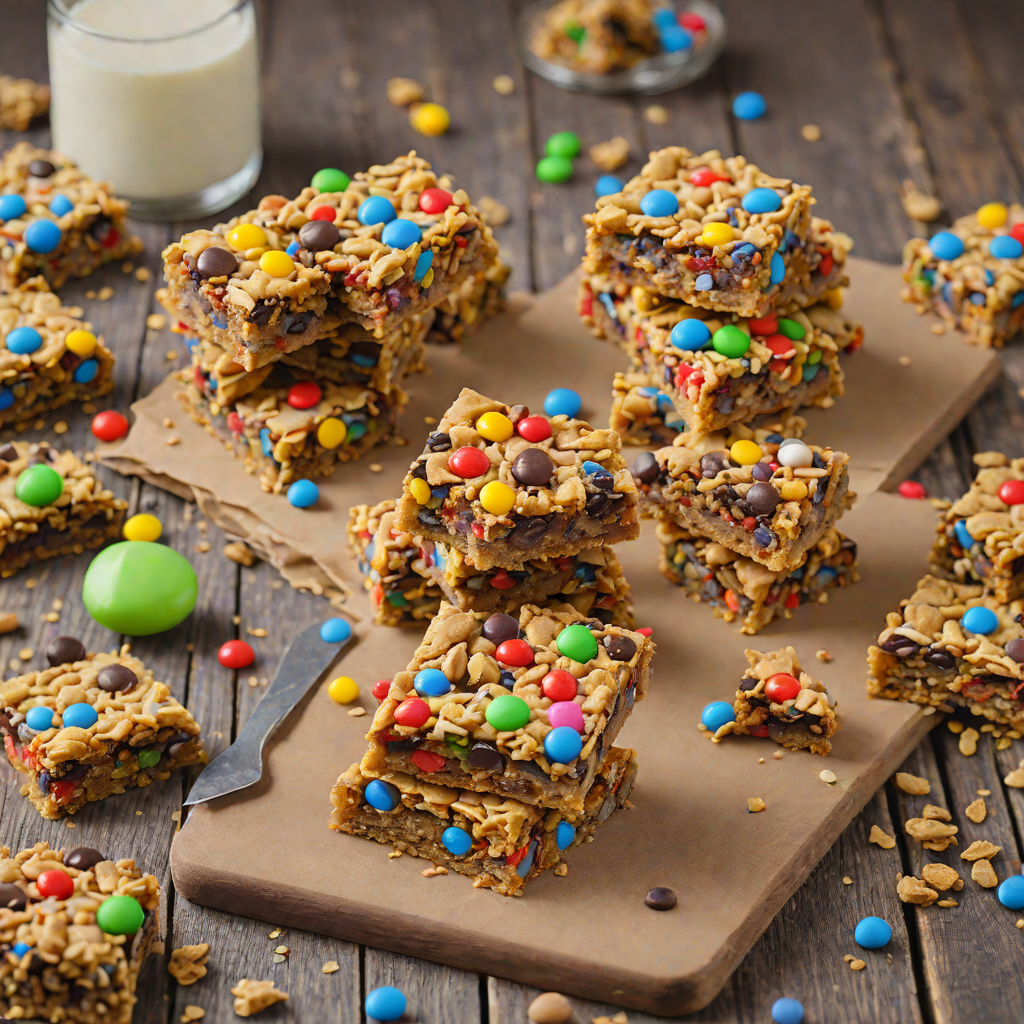 Gluten-Free Monster Cookie Bars