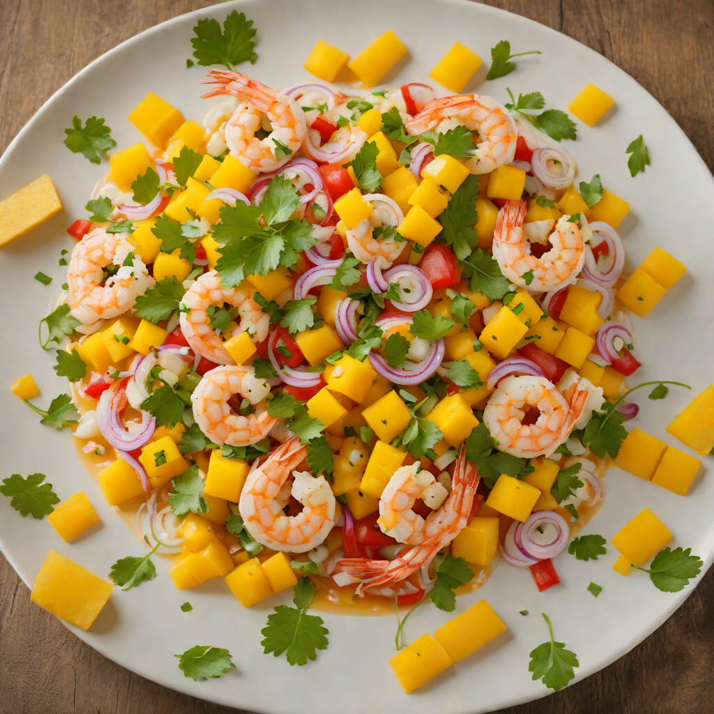 Mariscos KC-Inspired Shrimp Ceviche with Mango and Cilantro