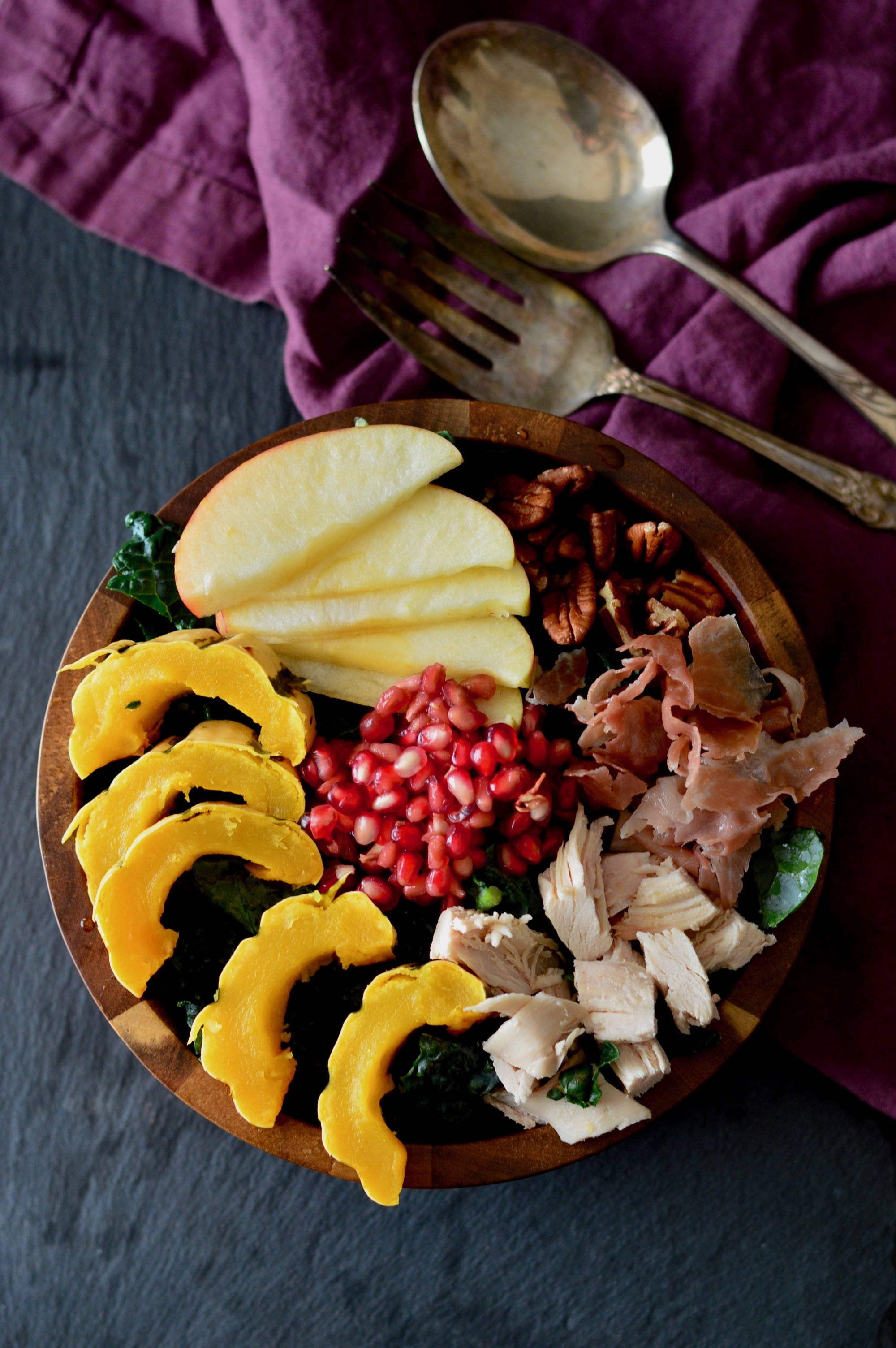 K-BID Harvest Salad with Maple-Dijon Vinaigrette