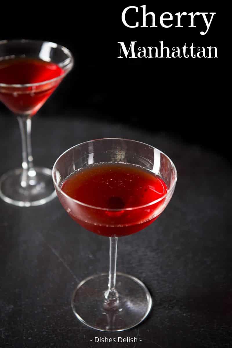 Spiced Cognac Manhattan with Cherry Bark Bitters