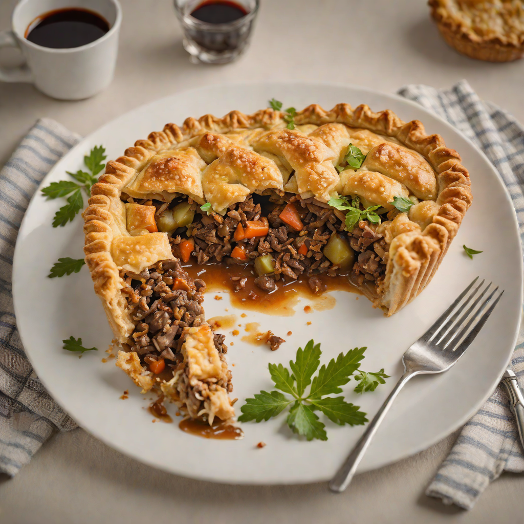 Slow-Cooked Beef and Vegetable Mince Pie