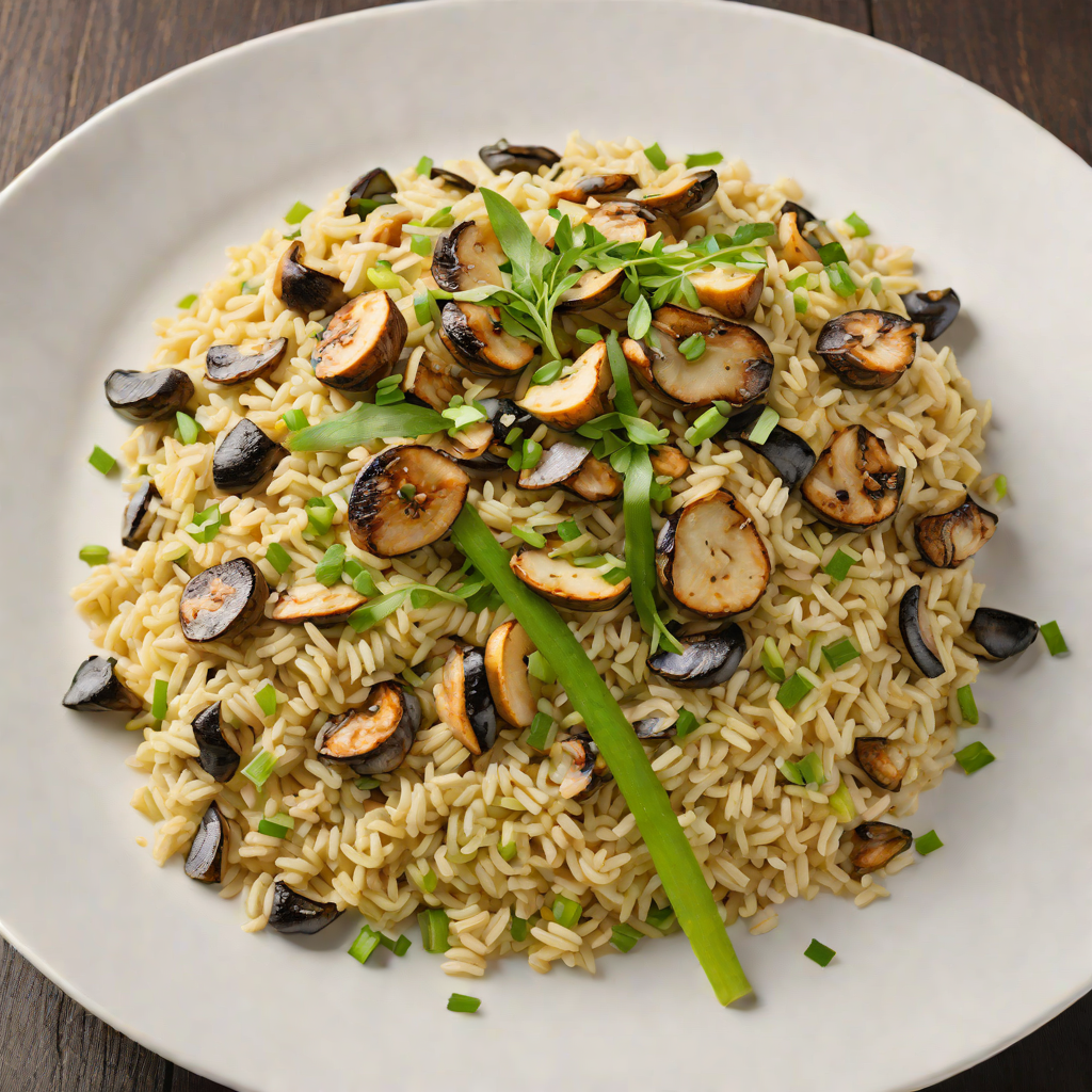 Belgian Ardennes Mushroom and Leek Risotto