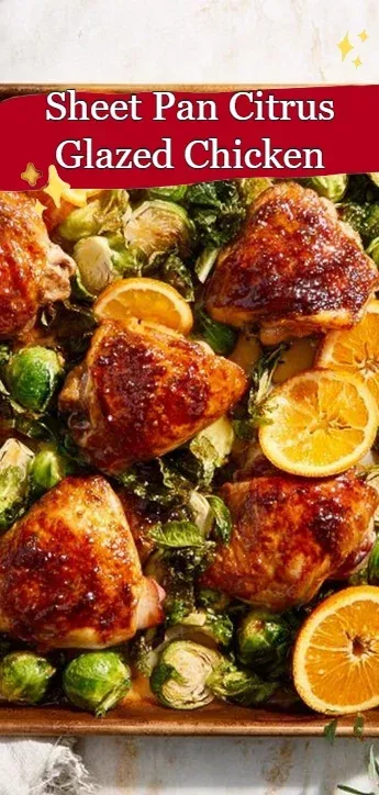 Sheet Pan Citrus-Ginger Chicken with Roasted Vegetables