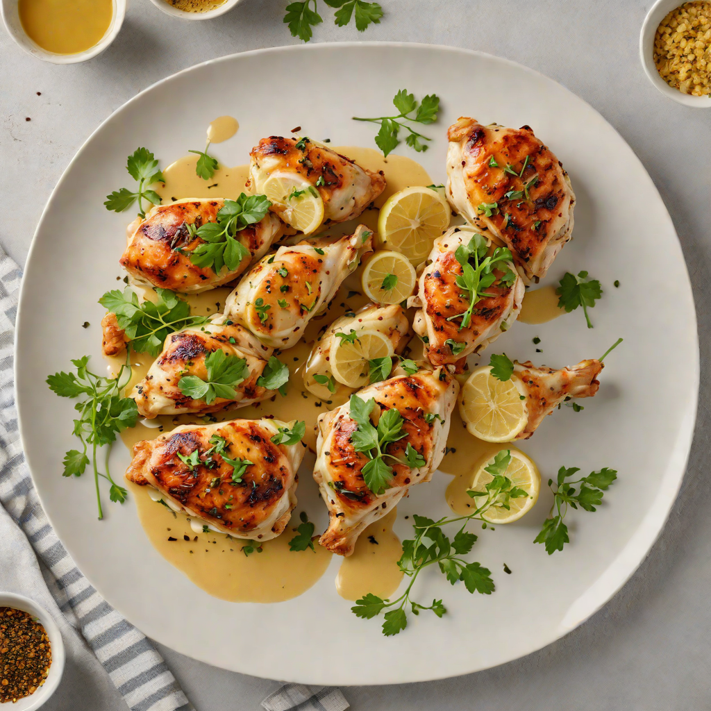 Sautéed Chicken with Spiced Garlic and Herb Butter