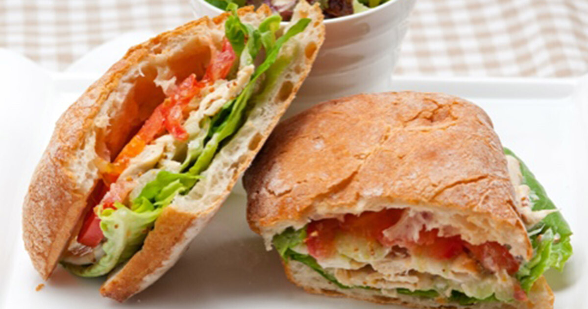 Urban Panini with Spicy Peanut Glaze