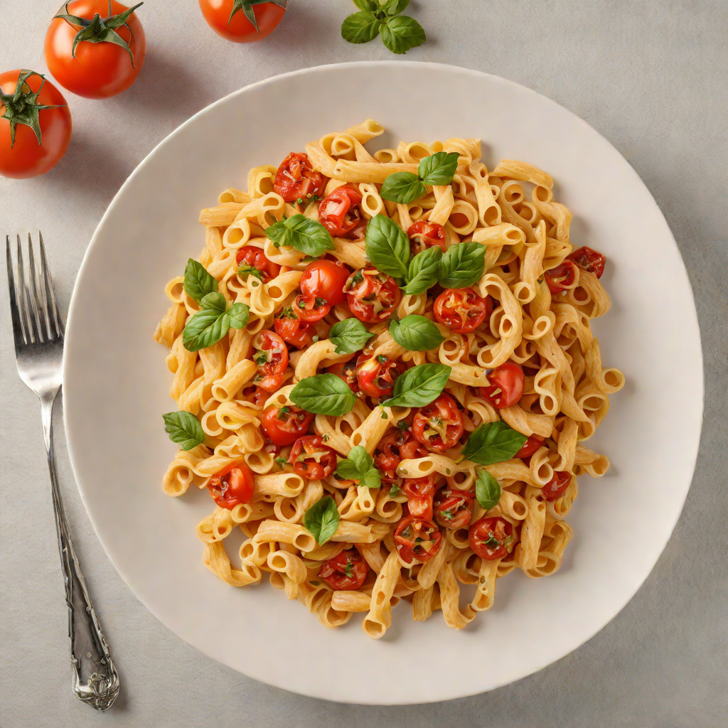 3D-Measured Precision-Cut Pasta with Roasted Tomato Sauce