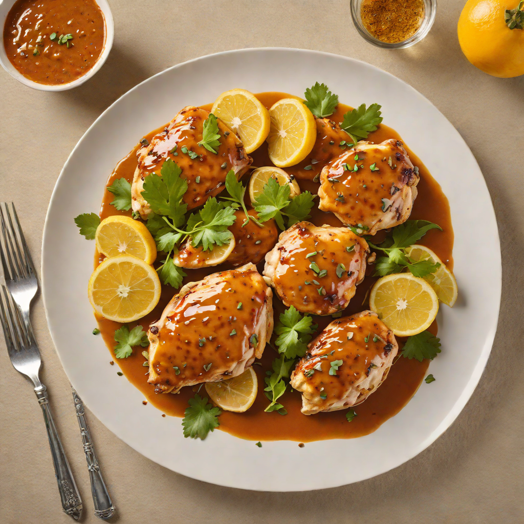 Citrus-Marinated Chicken with Puerto Rican Mojo Sauce
