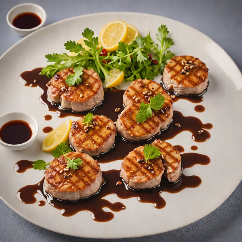 Pan-Seared Pork Medallions with Spiced Teashop Black Tea Reduction
