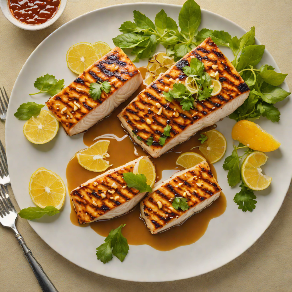Grilled Mahi-Mahi with Citrus Tiki Glaze