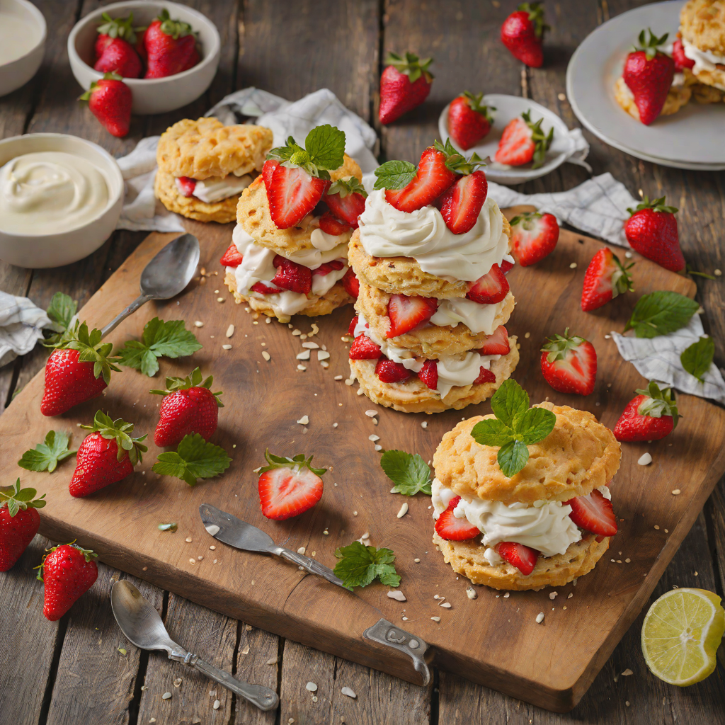 One-Hour Strawberry Shortcake with Homemade Biscuits