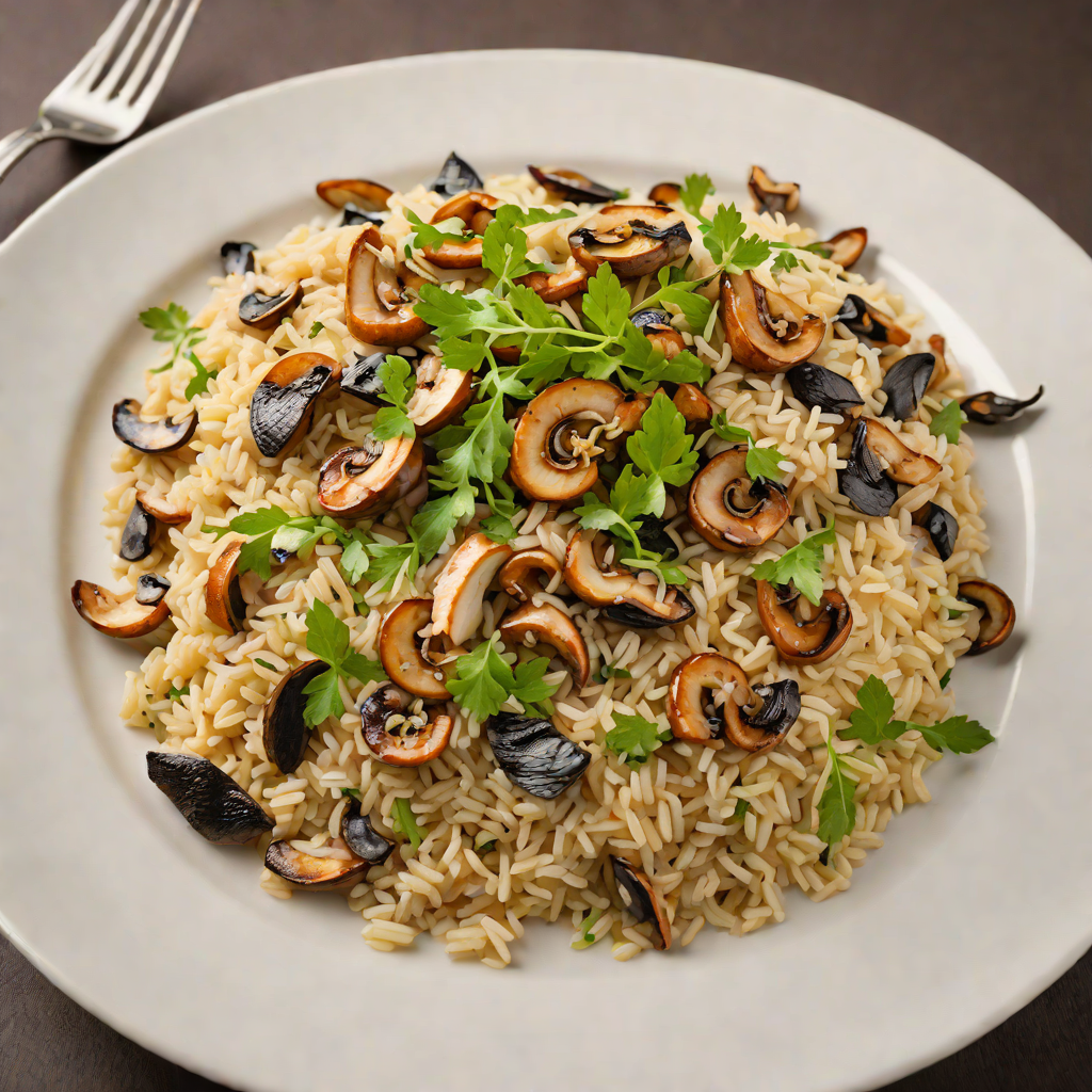 Rustic Cherry Creek Wild Mushroom Risotto