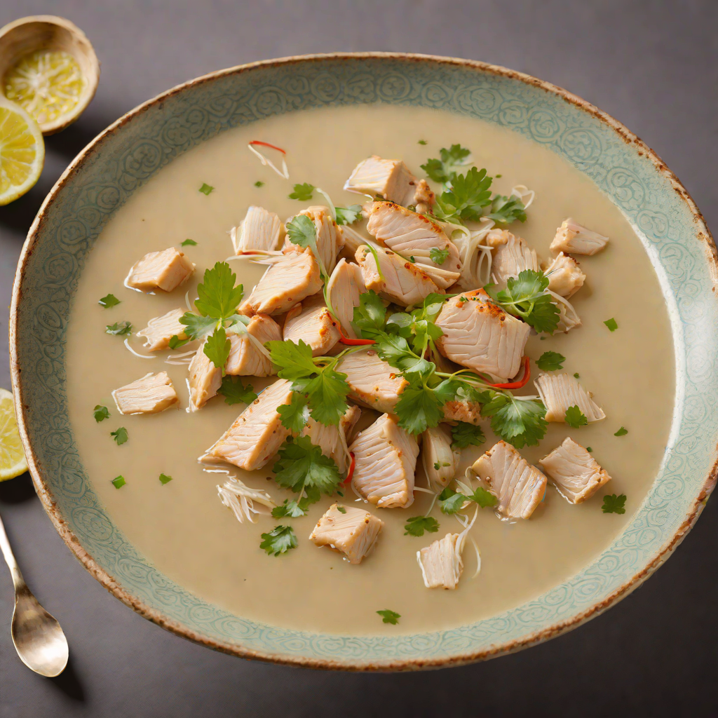 Chilled Ginger-Lemongrass Chicken Soup