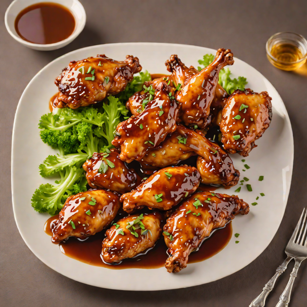Crispy Pan-Fried Chicken with Honey-Soy Glaze