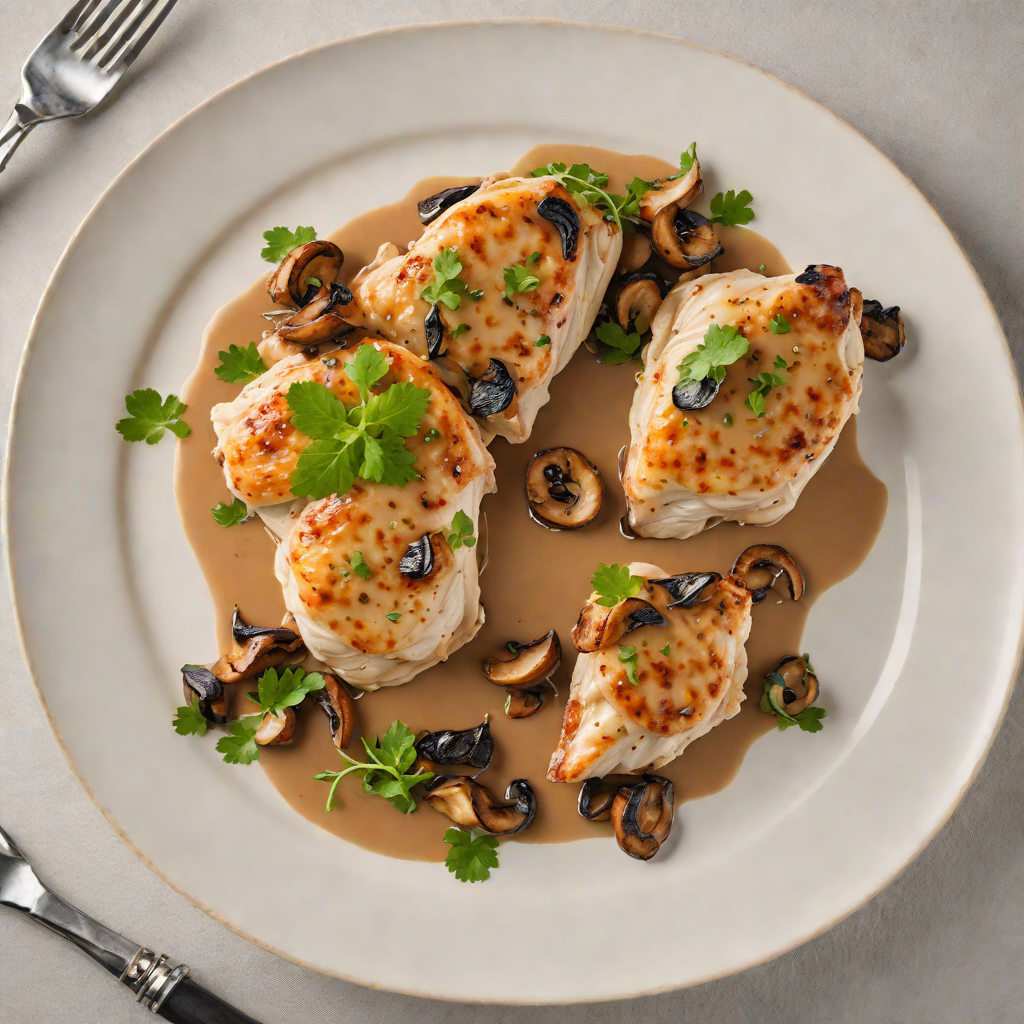 Pan-Seared Chicken with Ozark Forest Mushroom Sauce