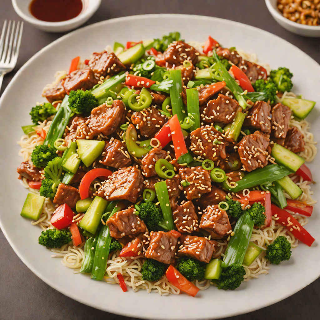 Glazed Korean-Style Spicy Pork Stir Fry