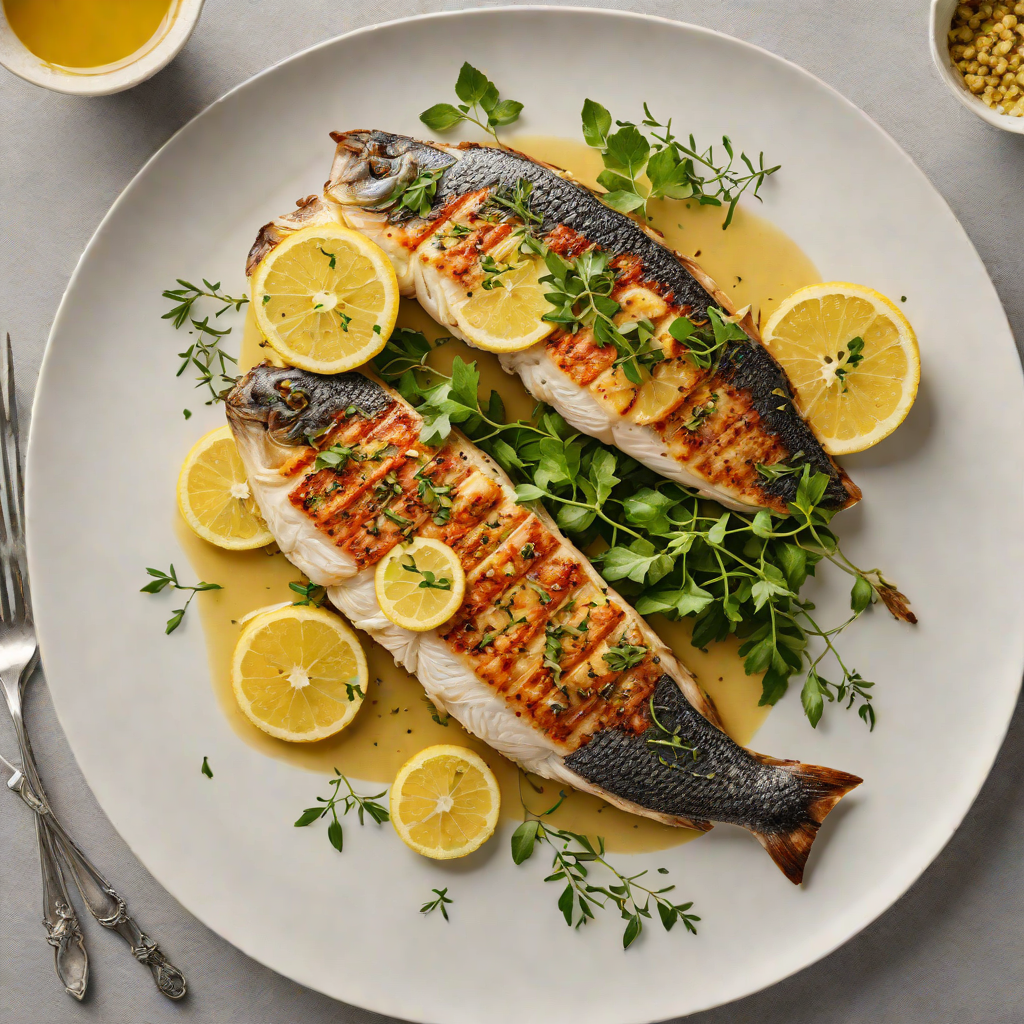 Chargrilled Barramundi with Lemon Myrtle Butter