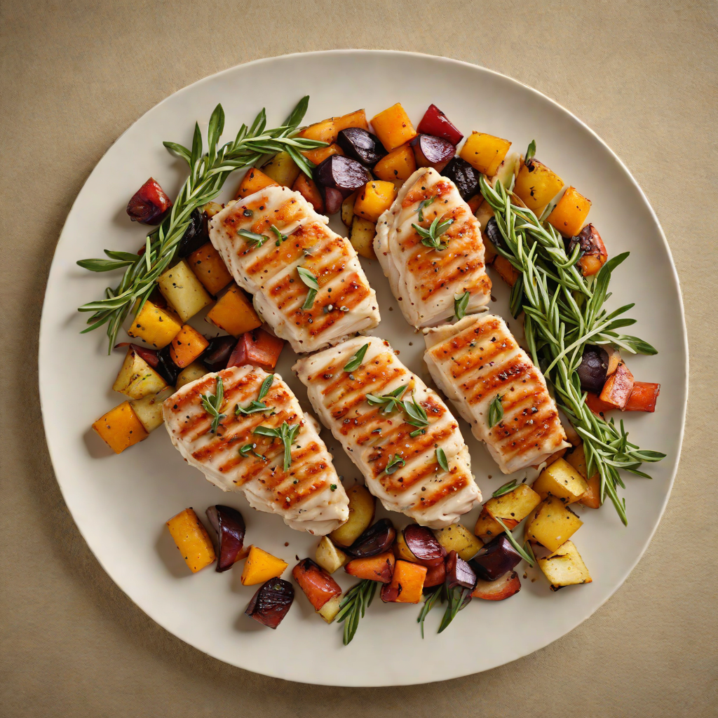 Pan-Seared Chicken with Sage Brown Butter and Roasted Root Vegetables