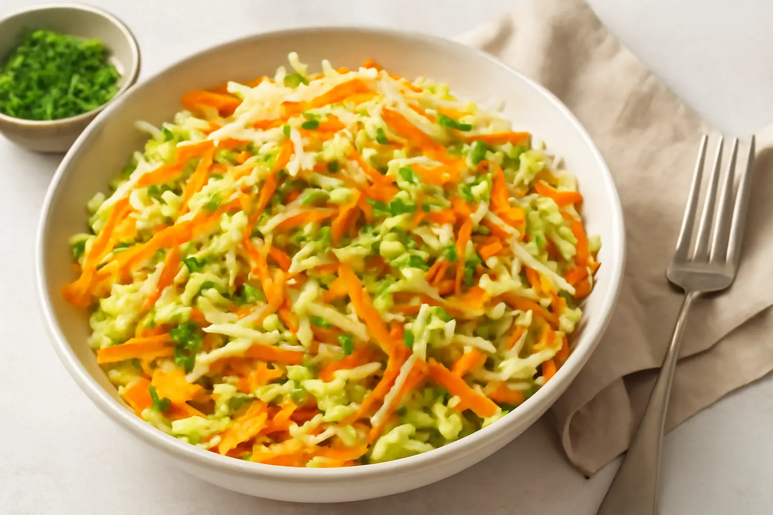 Fermented Garlic Cabbage & Carrot Slaw