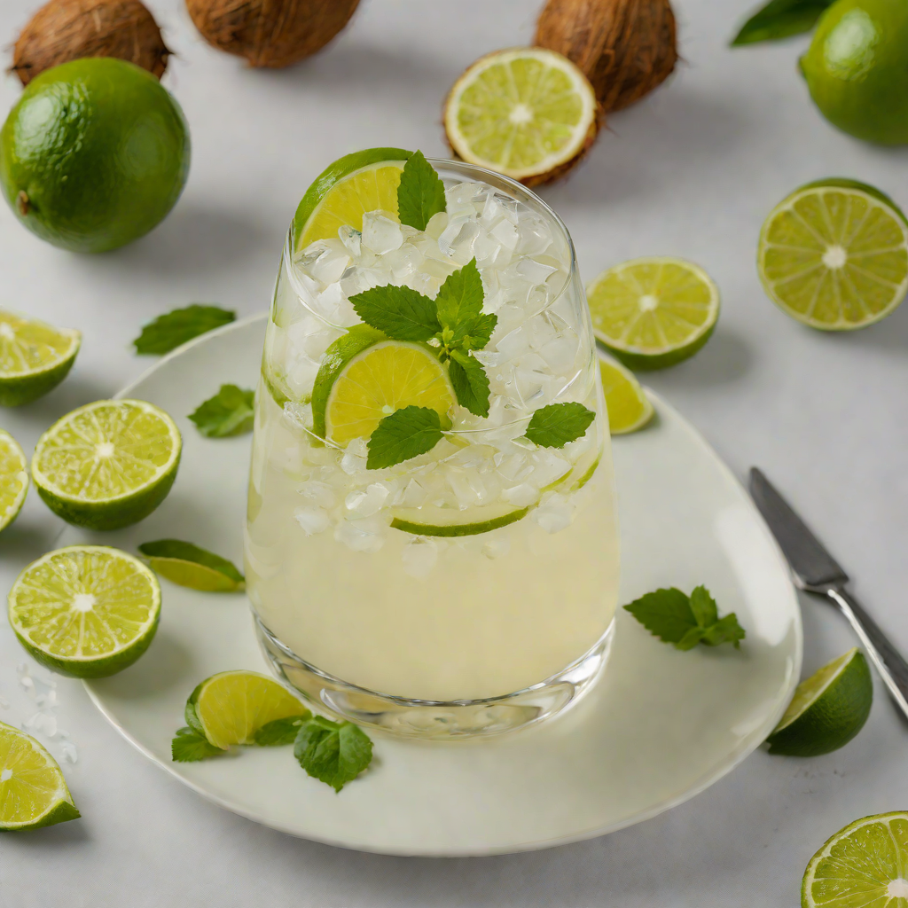 Tropical Coconut-Lime Refresher