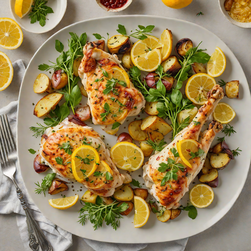 Sheet Pan Citrus-Herb Chicken with Roasted Potatoes