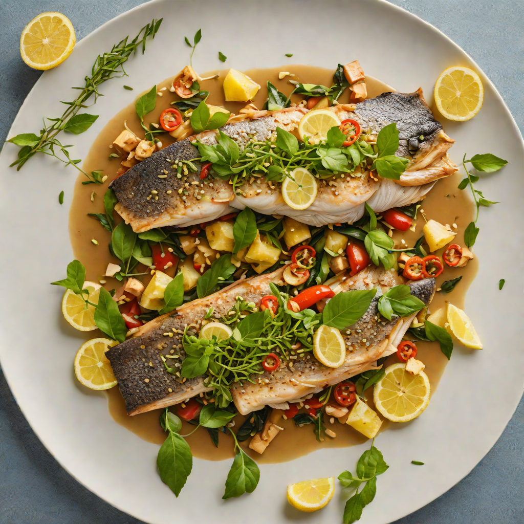 Stir-Fried Barramundi with Lemon Myrtle and Ginger