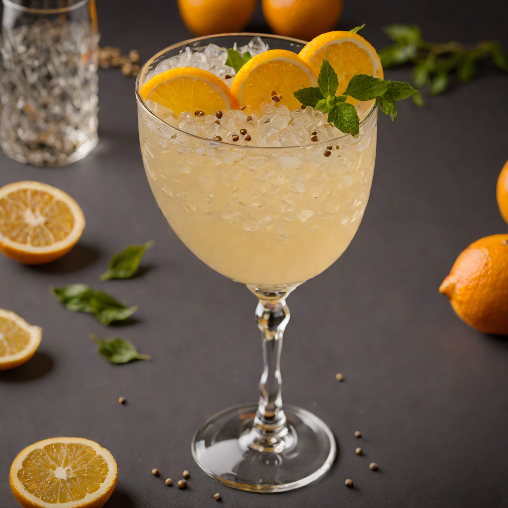 Citrus-Peppercorn Spiced Gin Sour