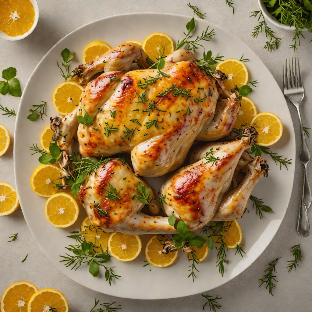 Oven-Roasted Herb Chicken with Citrus Glaze
