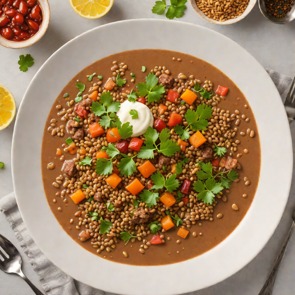 Slow-Cooked Lentil Stew with Niter Kibbeh and Berbere