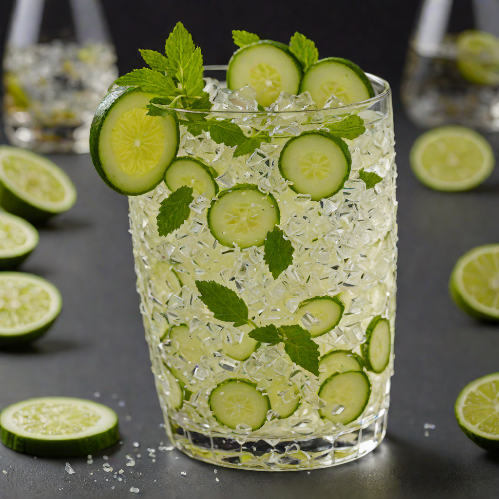 Crisp Gin and Elderflower Collins with Cucumber
