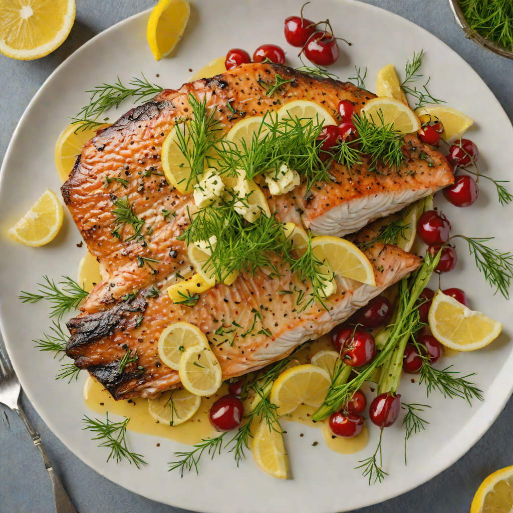 Grilled Cherry Creek Trout with Lemon-Dill Butter