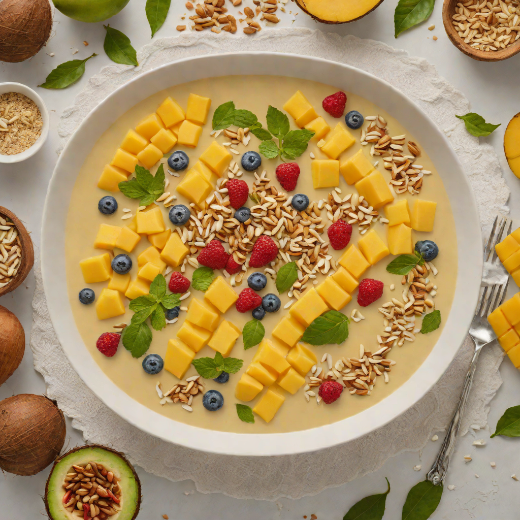Coconut Mango Paleo Smoothie Bowl