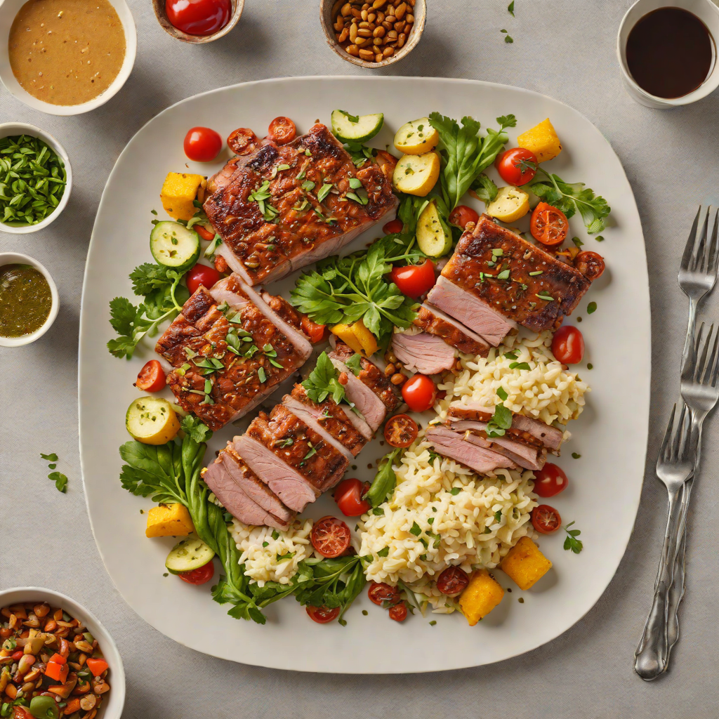 Indy-Inspired Spiced Pork Sheet Pan Dinner