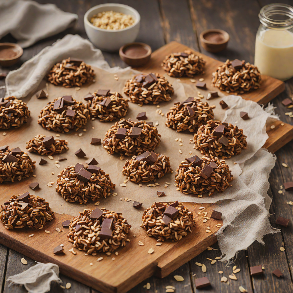 Quick No-Bake Chocolate Oatmeal Cookies