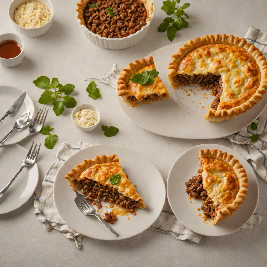 Slow-Baked Australian Meat Pie with Rich Beef Mince