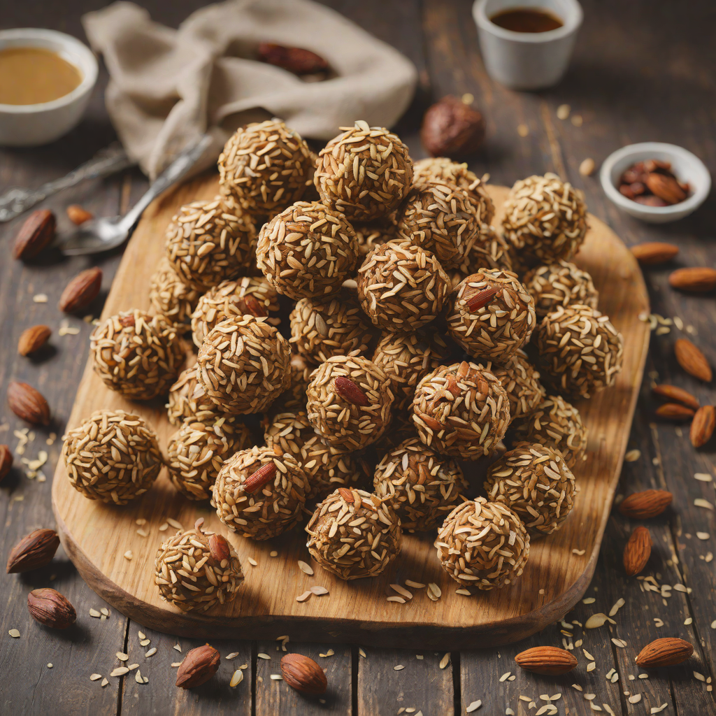 Gluten-Free Almond Date Energy Balls