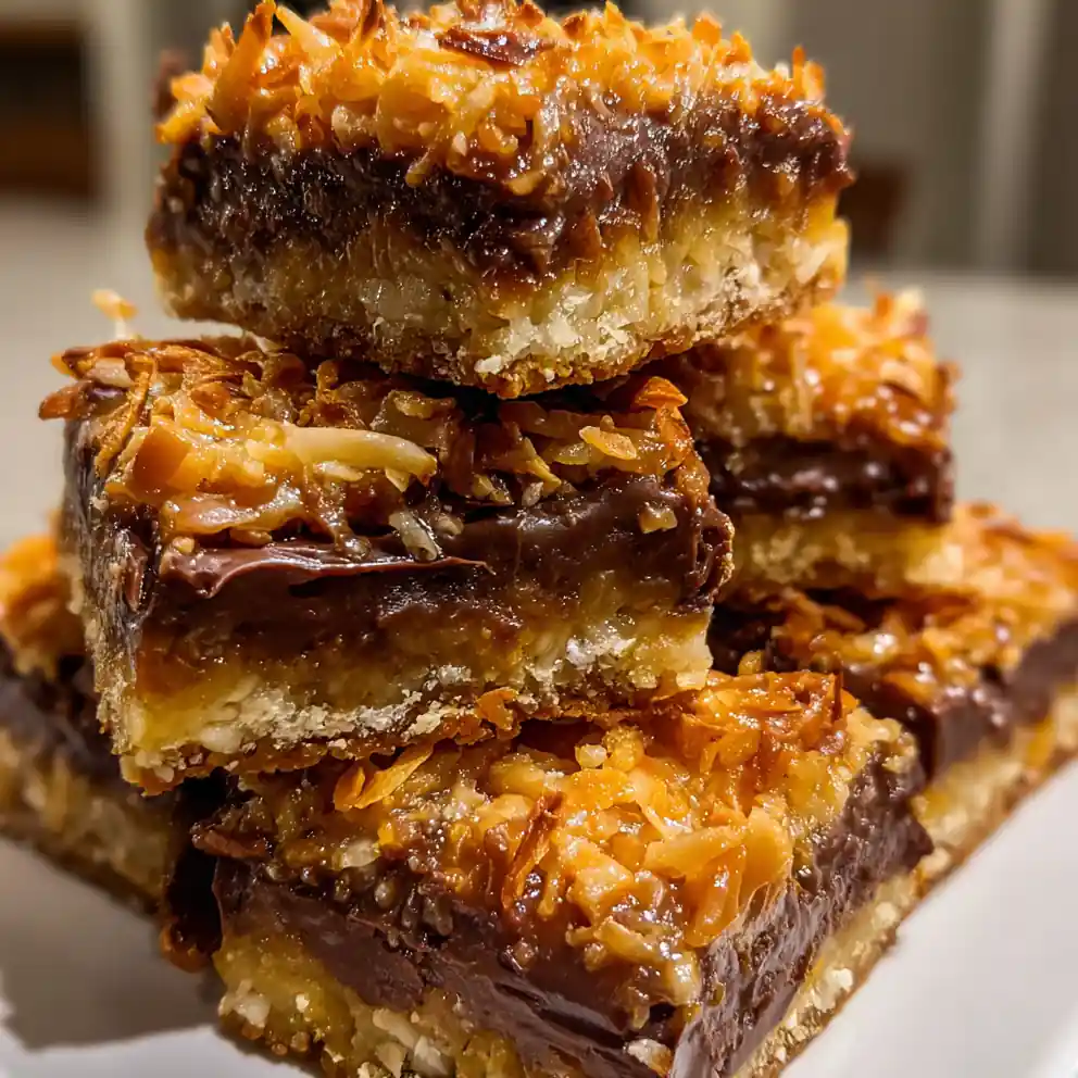 Classic Seven Layer Bar with Toasted Coconut