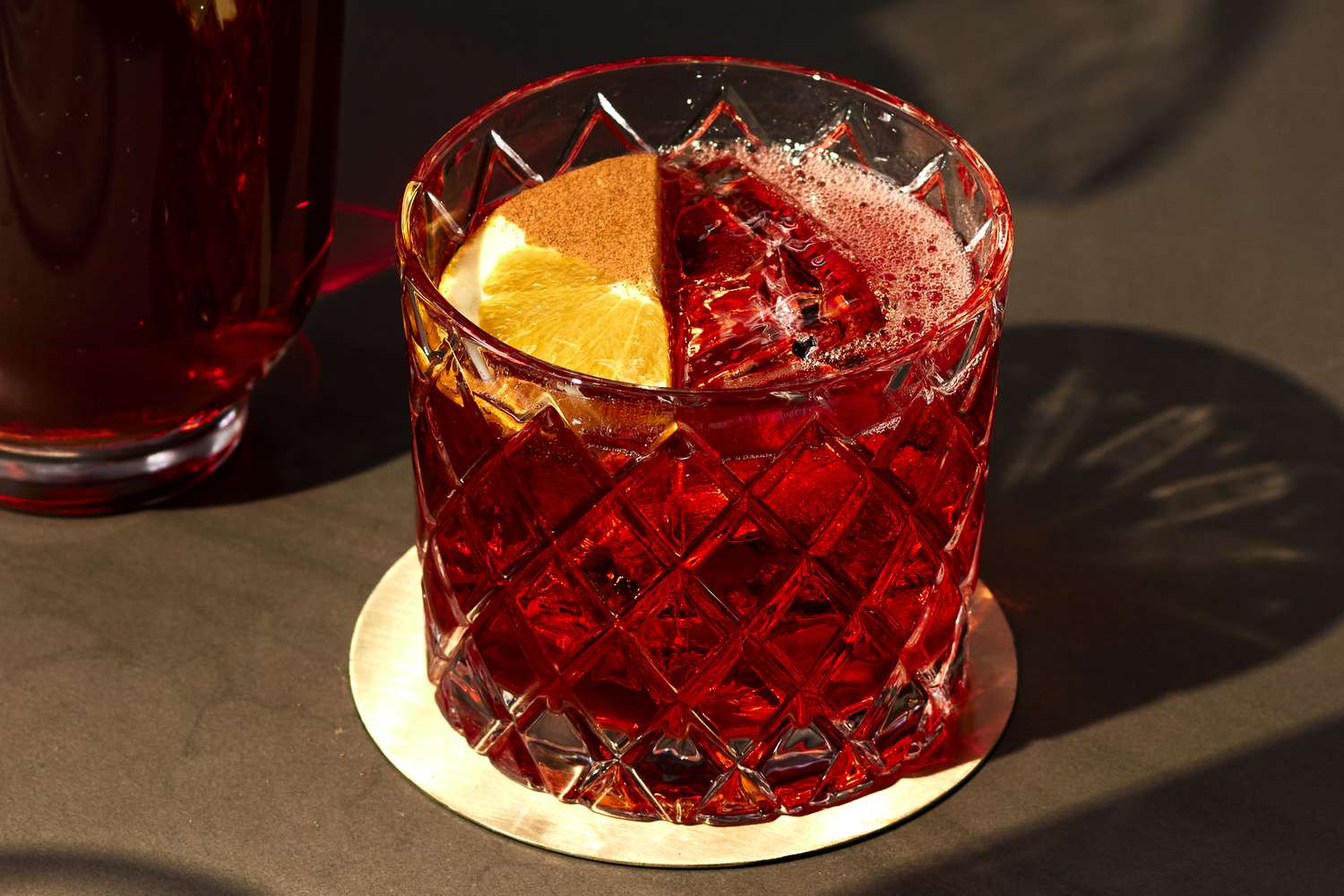 Spiced Rum Sparkling Negroni